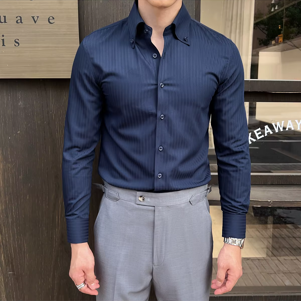 Alex | Long Sleeve Dress Shirt for Men