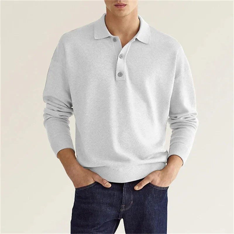Archie | Long Sleeve Polo Shirt