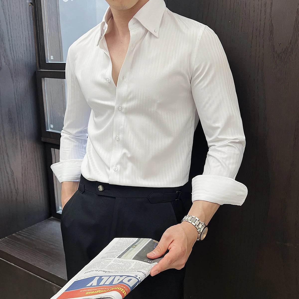Alex | Long Sleeve Dress Shirt for Men