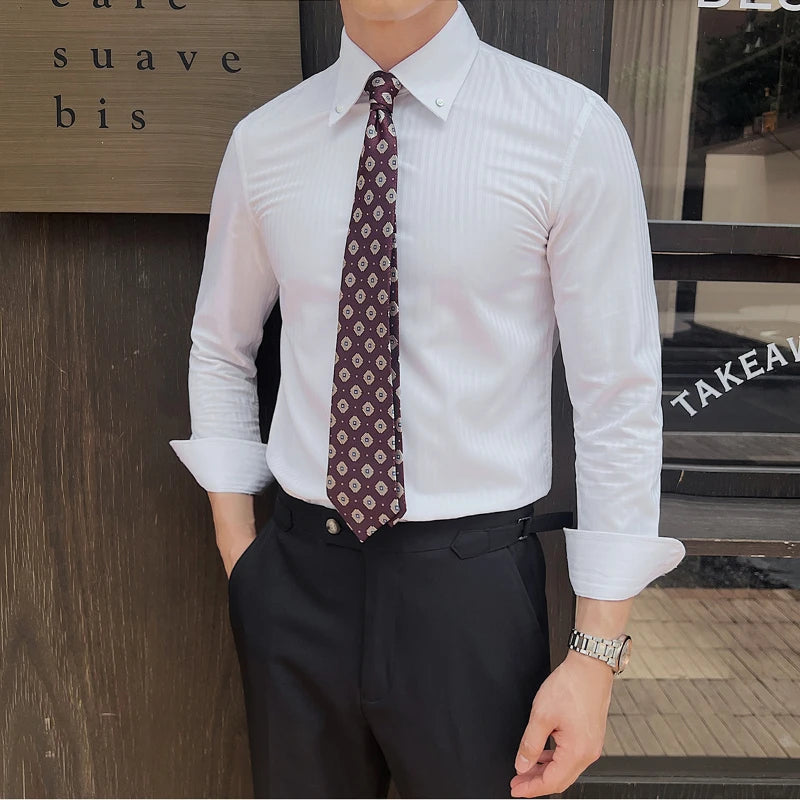 Alex | Long Sleeve Dress Shirt for Men