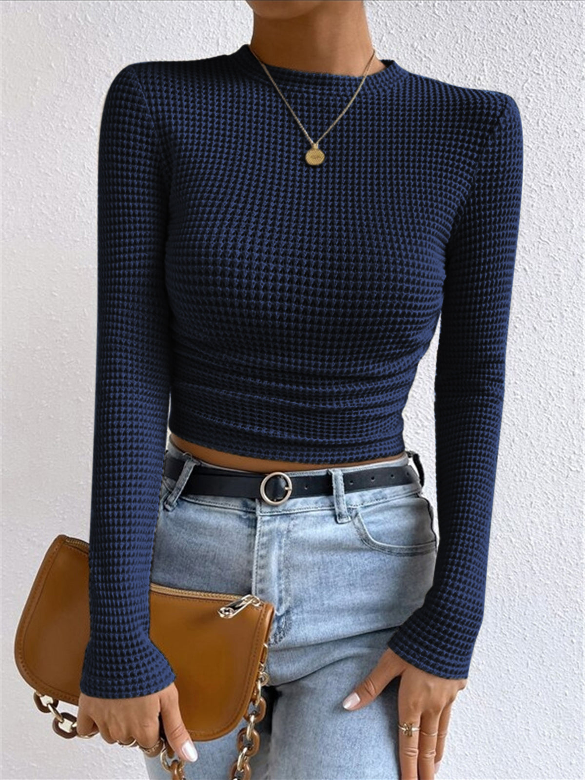 Angelyn | Spring Long Sleeve Crop Top