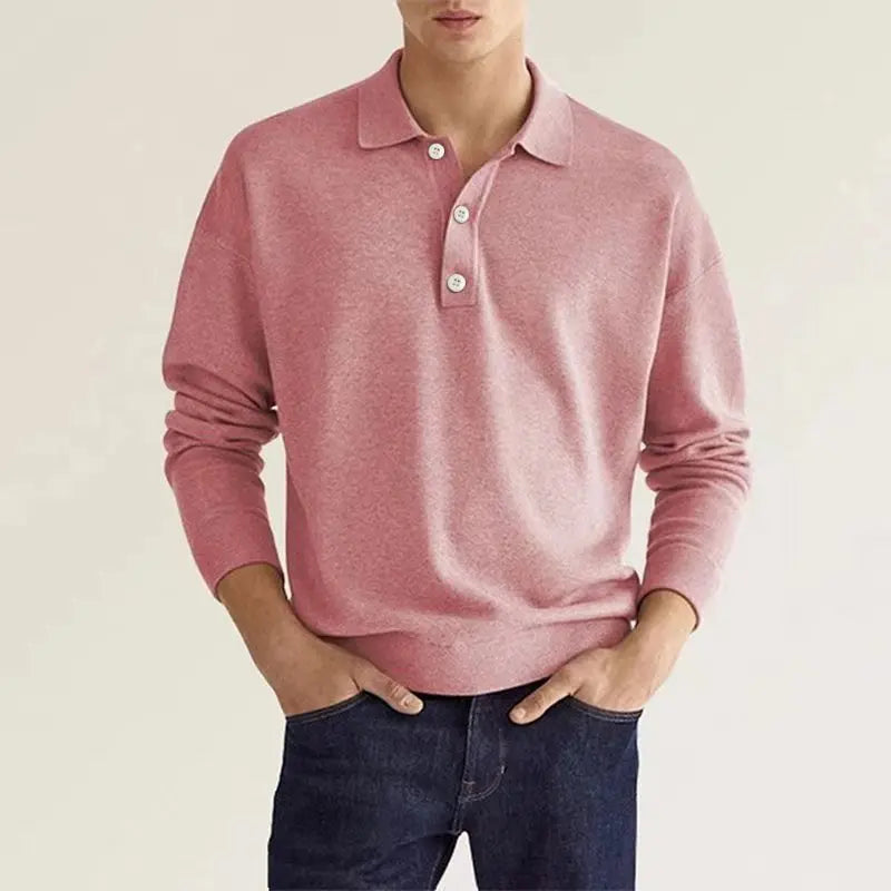 Archie | Long Sleeve Polo Shirt