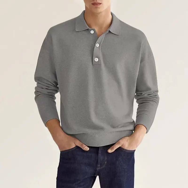 Archie | Long Sleeve Polo Shirt