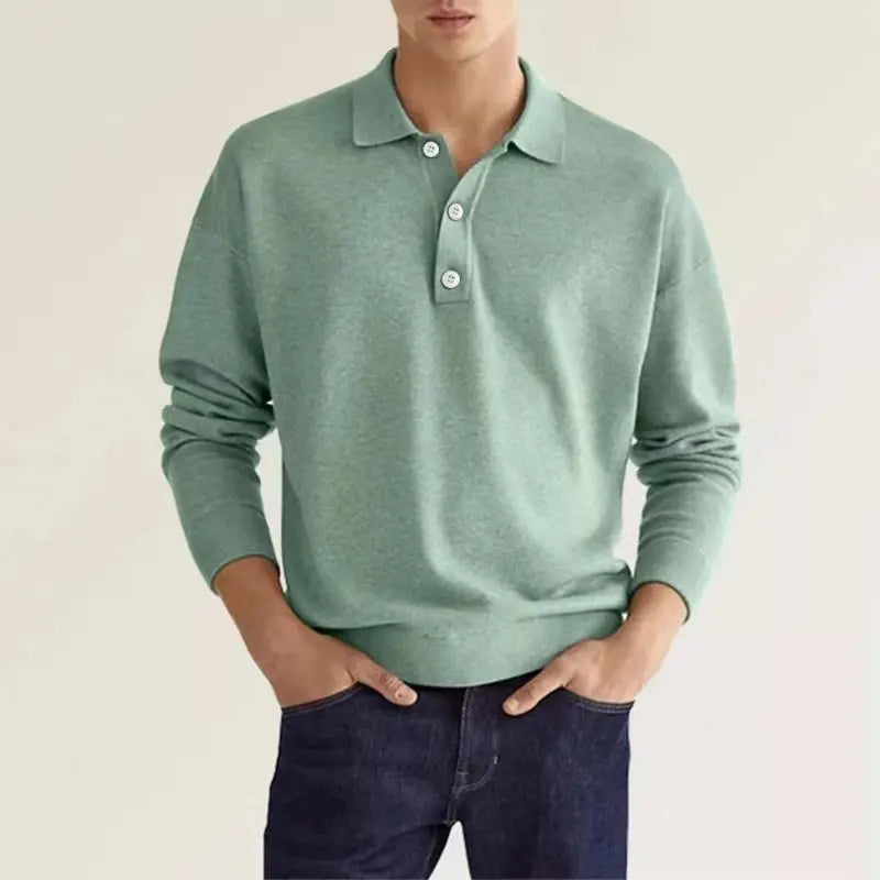 Archie | Long Sleeve Polo Shirt