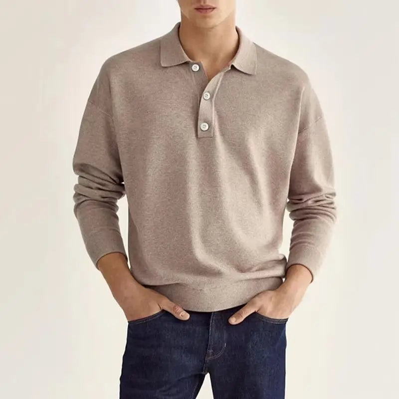 Archie | Long Sleeve Polo Shirt