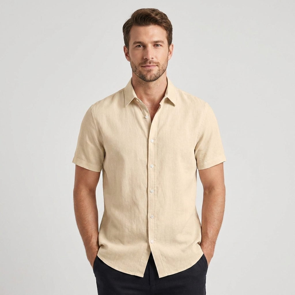 Benj | Men’s Classic Collar Shirt for Warm Weather