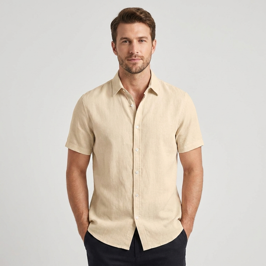 Benj | Men’s Classic Collar Shirt for Warm Weather