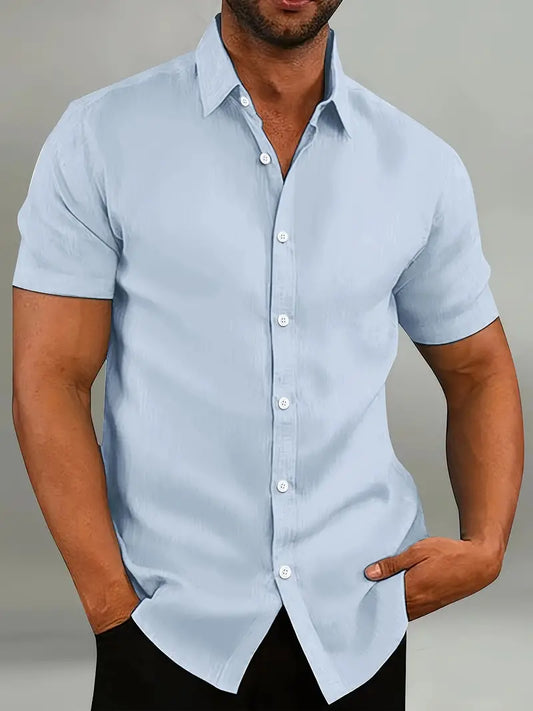 Benj | Men’s Classic Collar Shirt for Warm Weather
