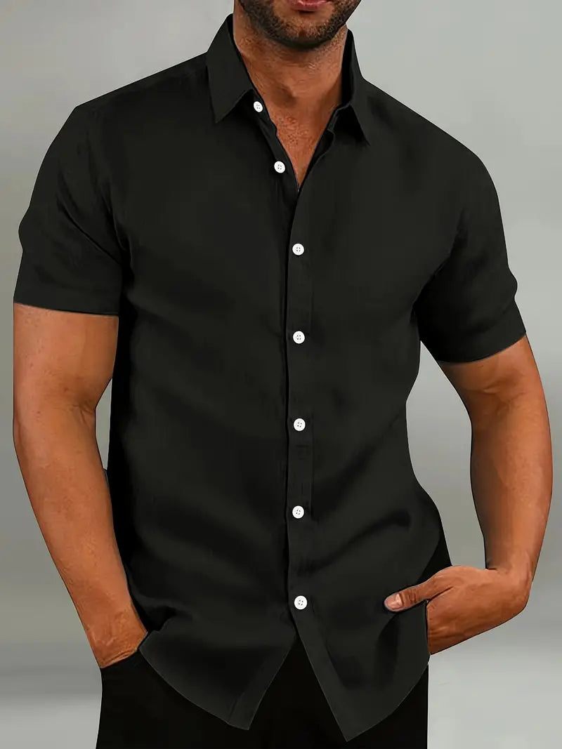 Benj | Men’s Classic Collar Shirt for Warm Weather
