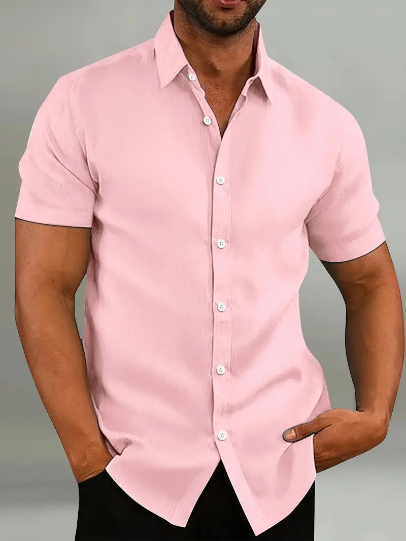 Benj | Men’s Classic Collar Shirt for Warm Weather