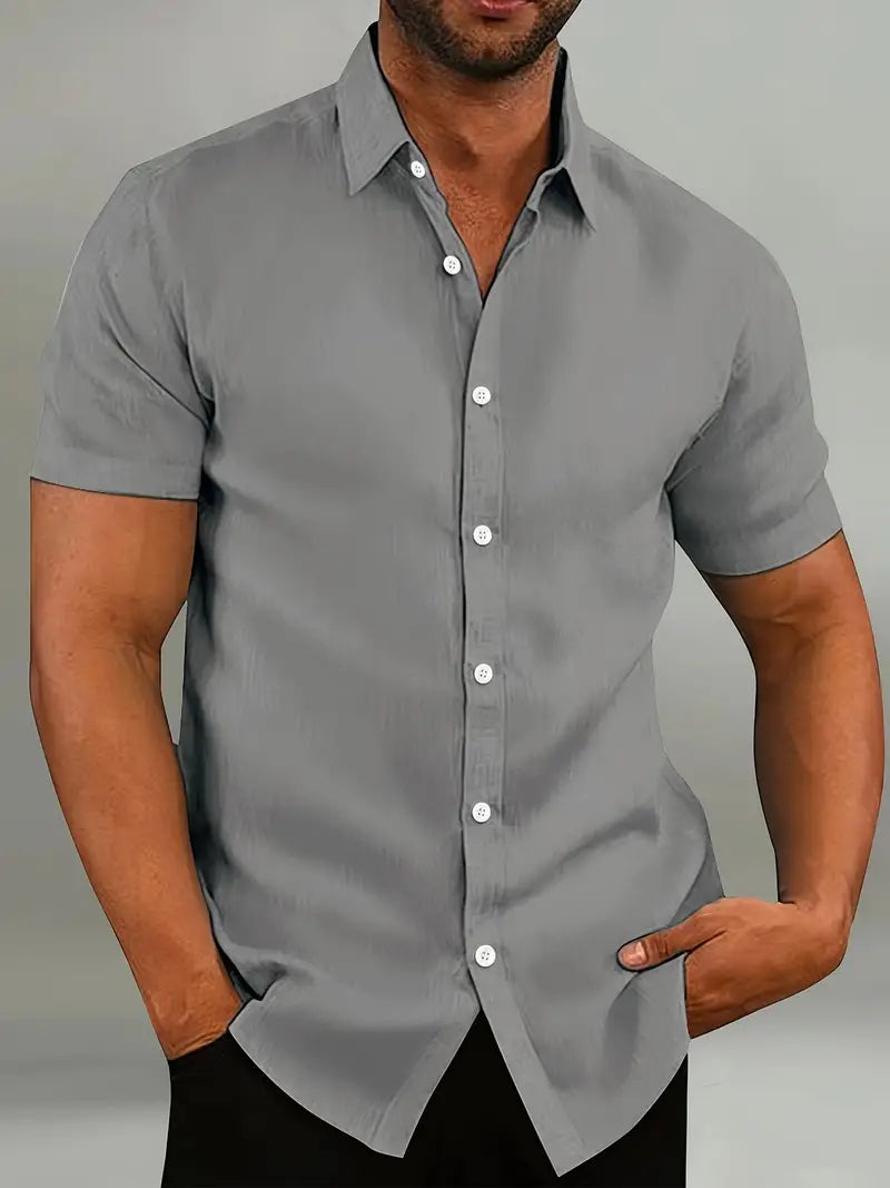 Benj | Men’s Classic Collar Shirt for Warm Weather