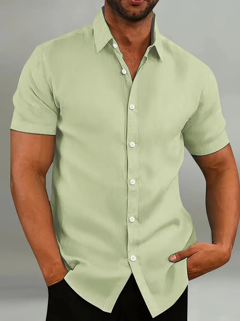 Benj | Men’s Classic Collar Shirt for Warm Weather