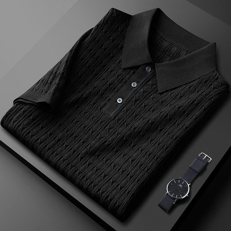 Charles | Men’s Classic Three-Button Polo Shirt