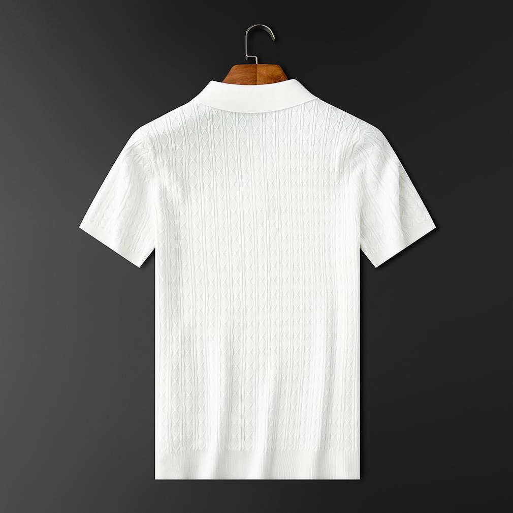 Charles | Men’s Classic Three-Button Polo Shirt