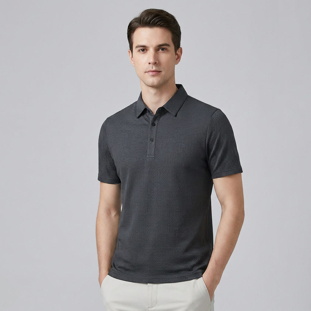 Ezekiel | Short Sleeve Button Polo Shirt