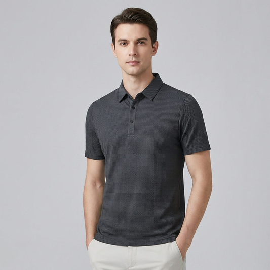 Ezekiel | Short Sleeve Button Polo Shirt