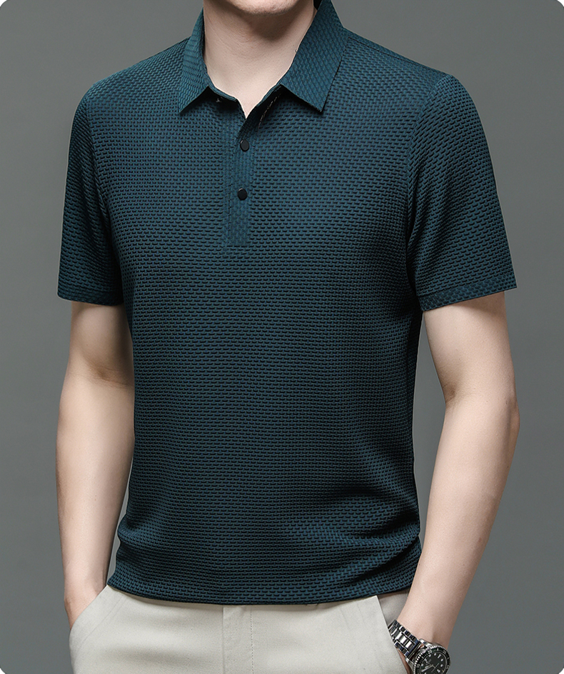 Ezekiel | Short Sleeve Button Polo Shirt