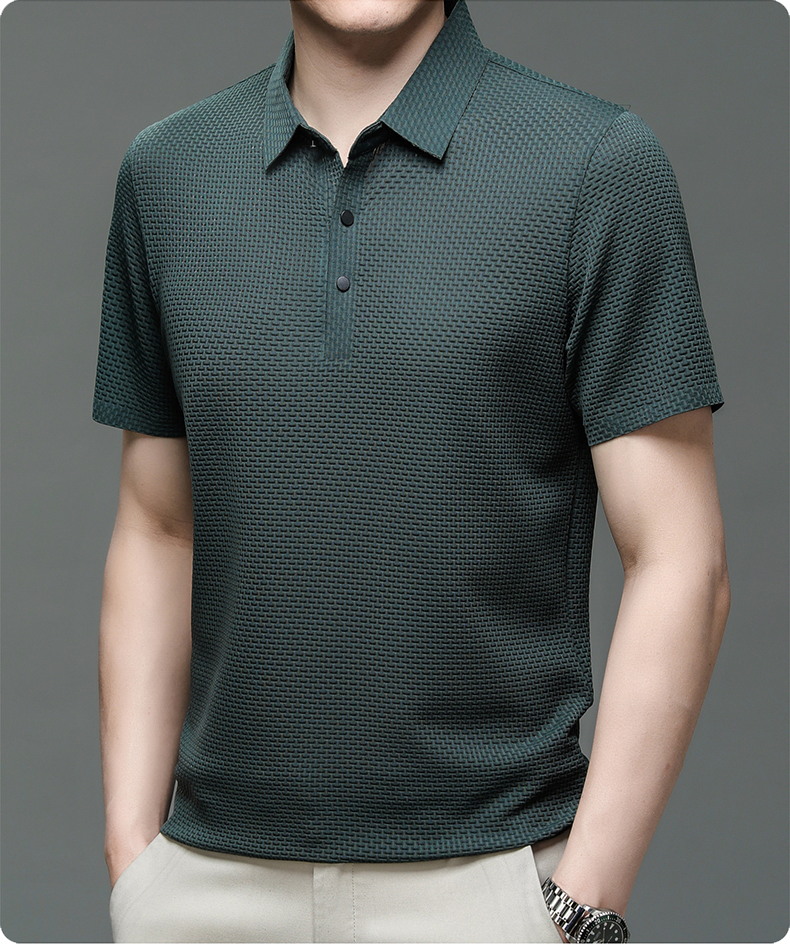 Ezekiel | Short Sleeve Button Polo Shirt