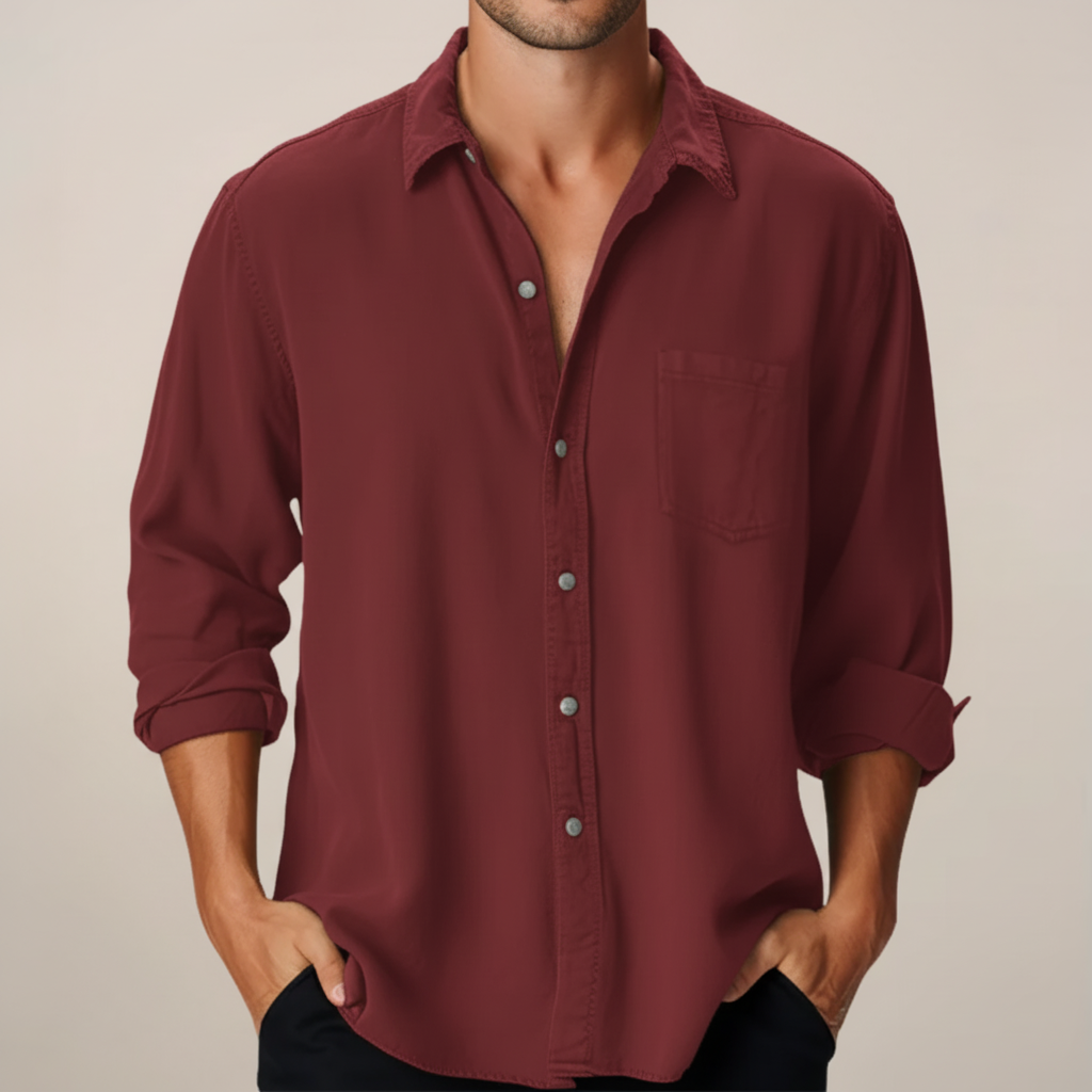 Granger | Men’s Classic Long Sleeve Button-Up Shirt