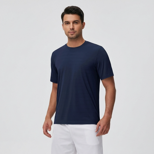 James | Men’s Crew Neck Short Sleeve Stretch T-Shirt