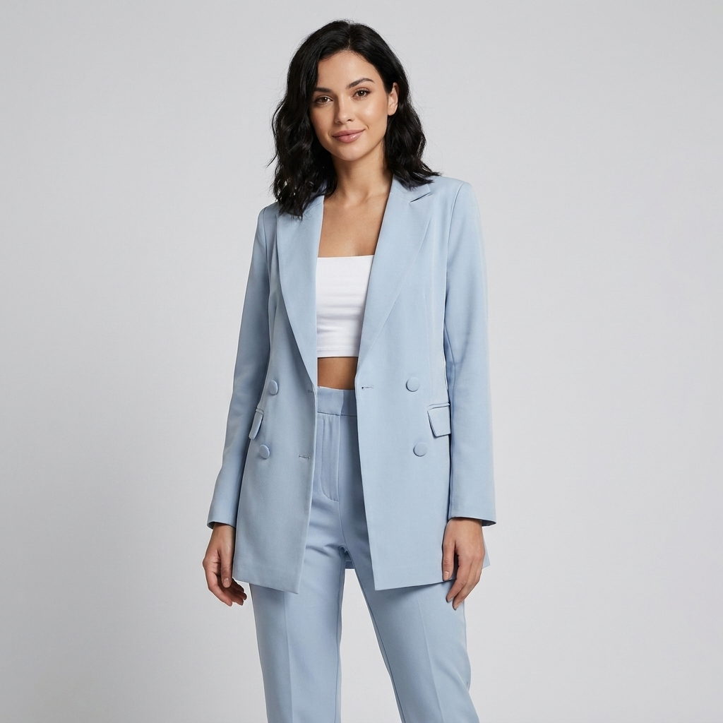 Jessica | Women's Double-Breasted Blazer Suit Set