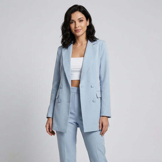 Jessica | Women's Double-Breasted Blazer Suit Set