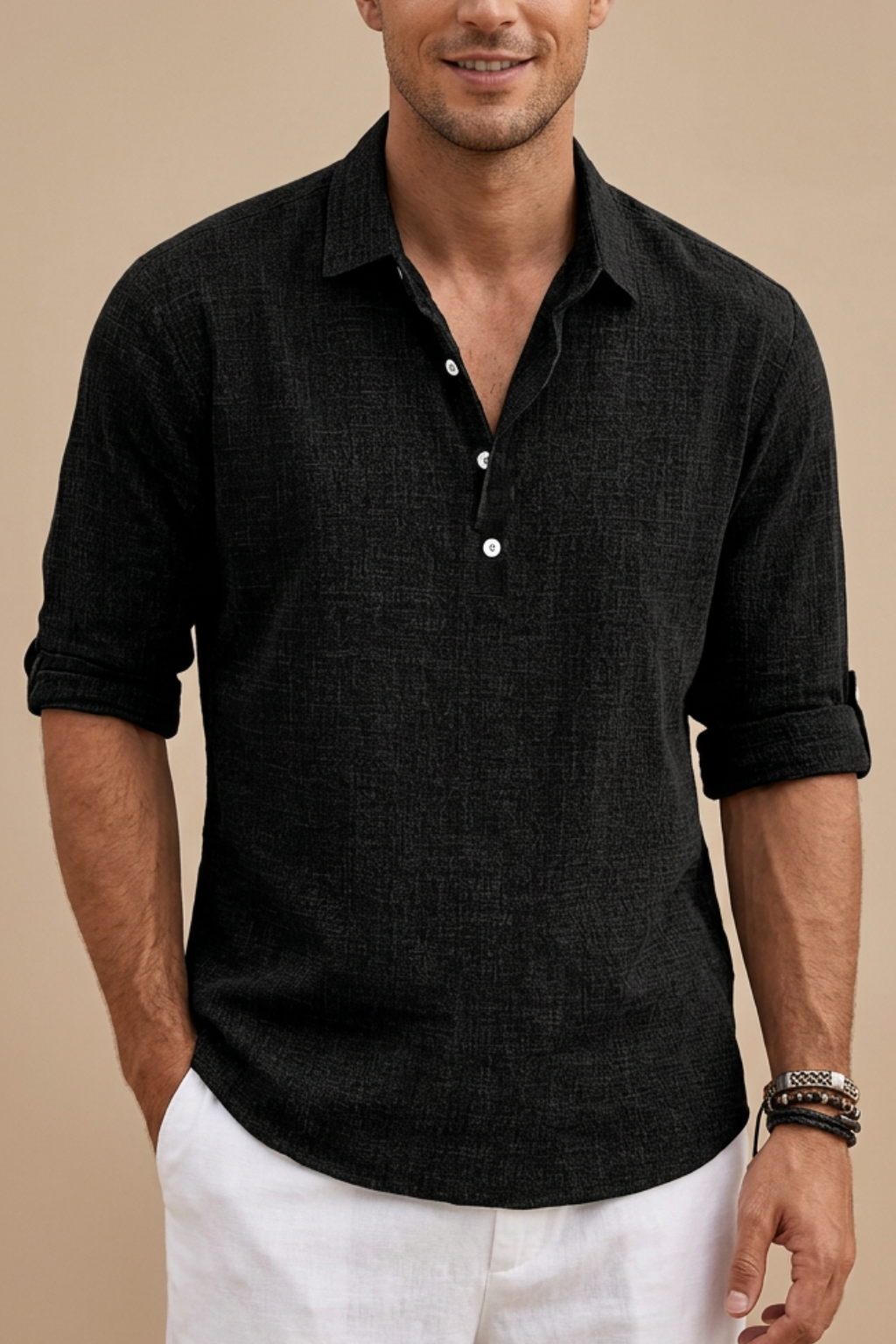 Jordan | Men's Linen Polo Shirt
