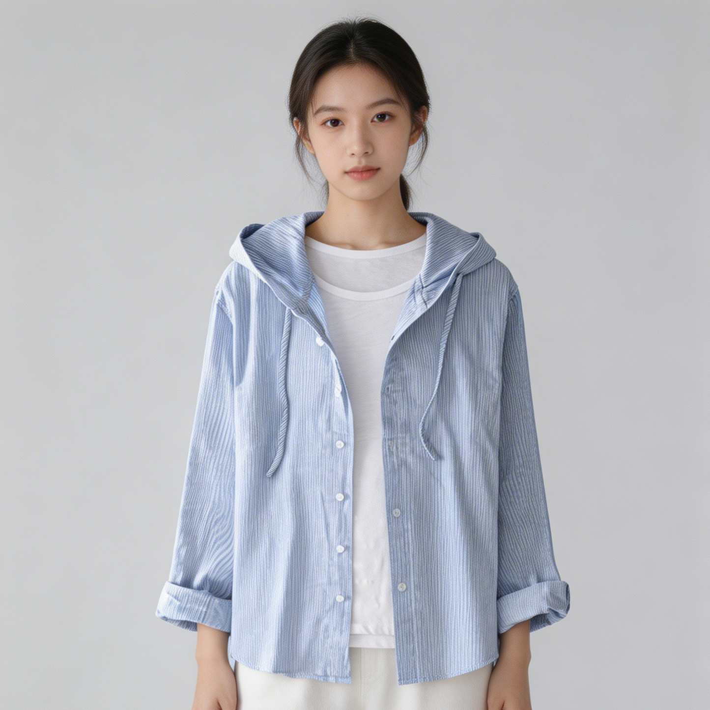 Lydia | Women’s Hooded Long Sleeve Shirt