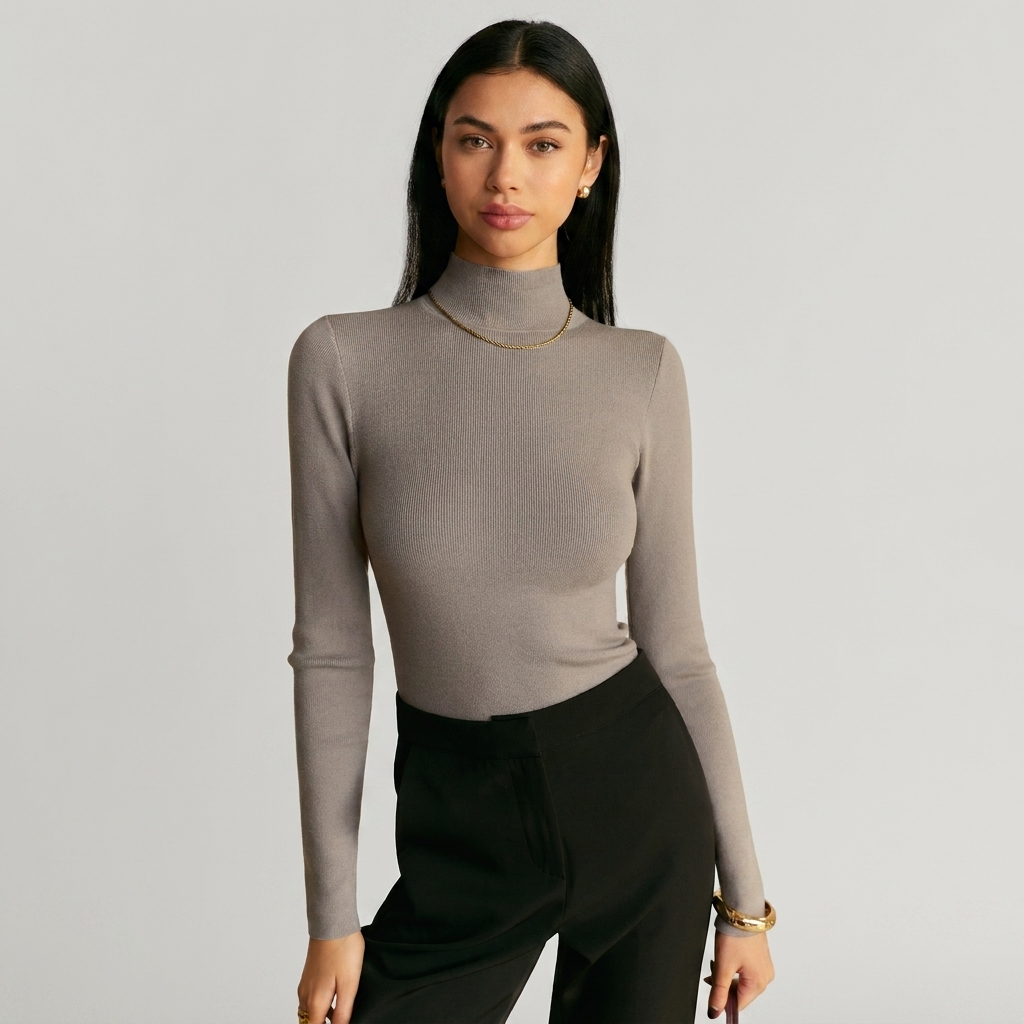 Masha | Women’s Spring Mock Neck Top