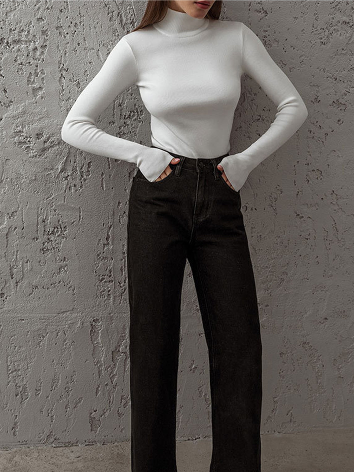 Masha | Women’s Spring Mock Neck Top