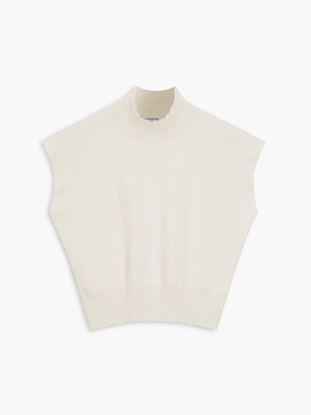 Mika | Mock Neck Short Sleeve Top
