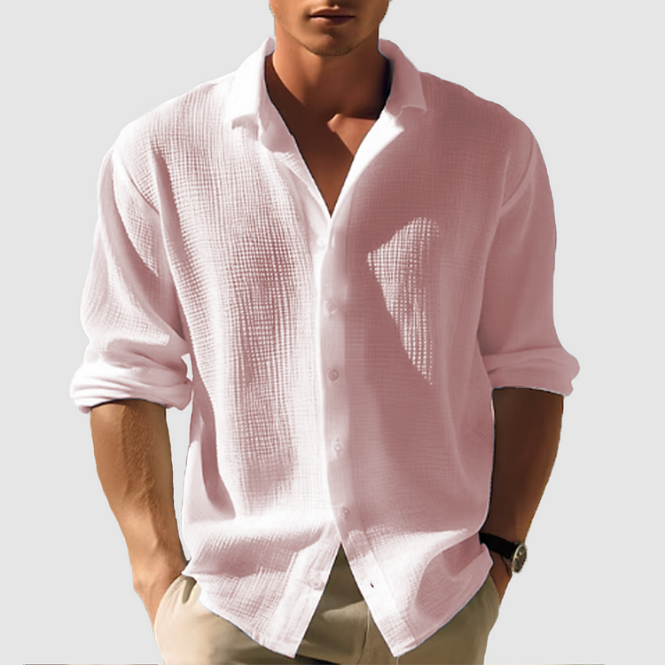 Necarter | Men’s Button-Down Shirt for Summer