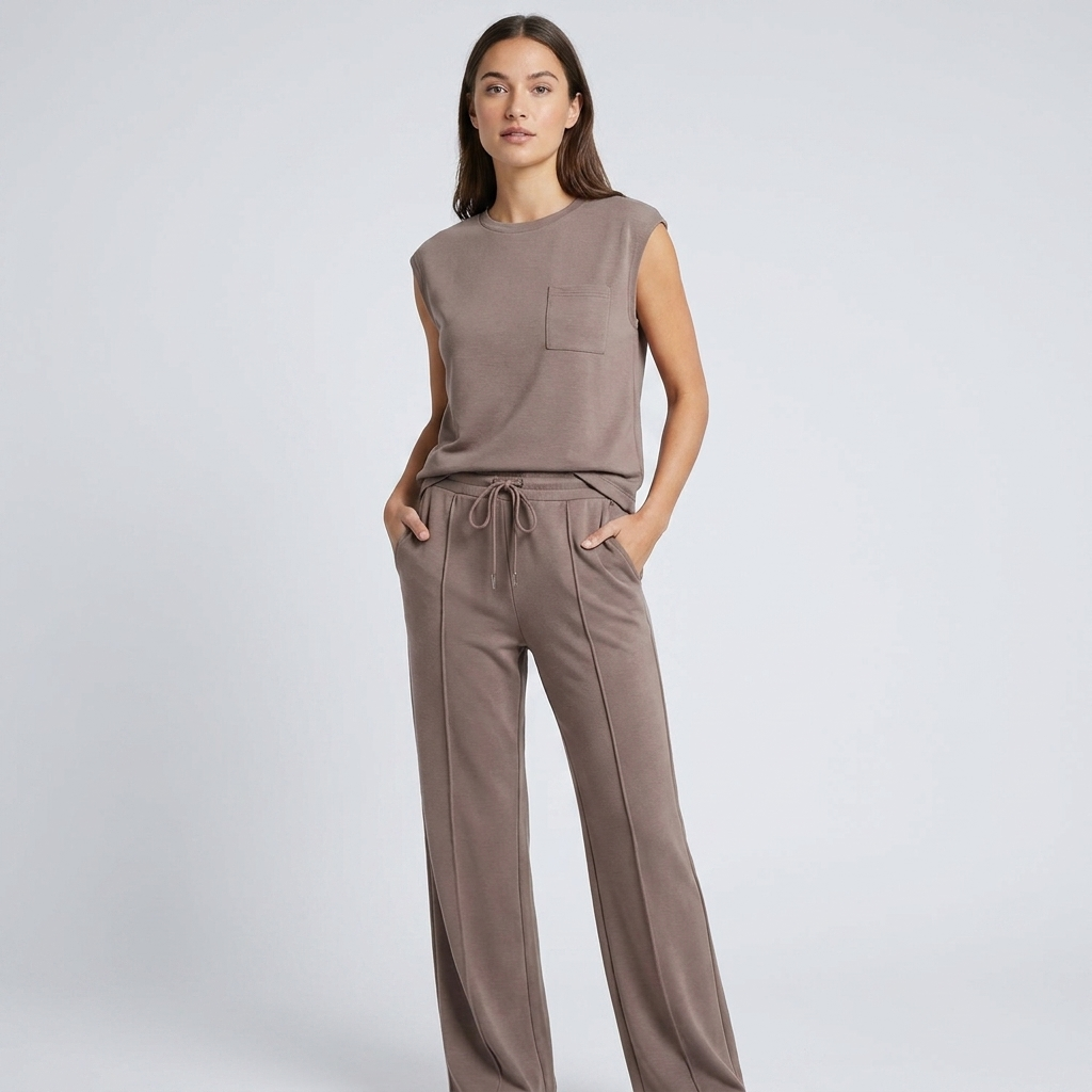 Patricia | Women's Spring Drawstring Relaxed Pants Set