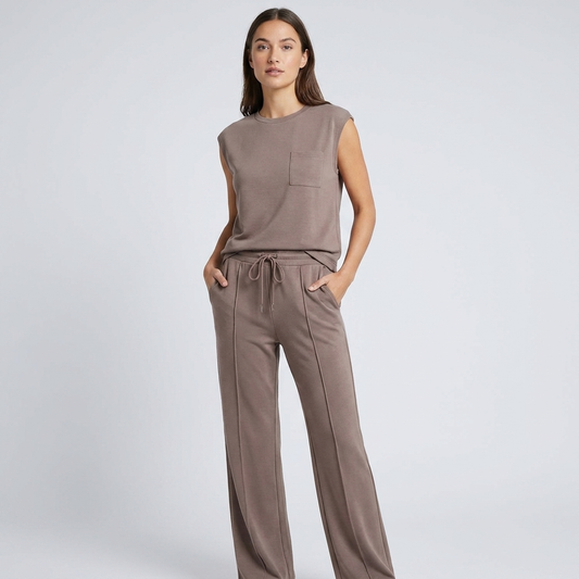 Patricia | Women's Spring Drawstring Relaxed Pants Set