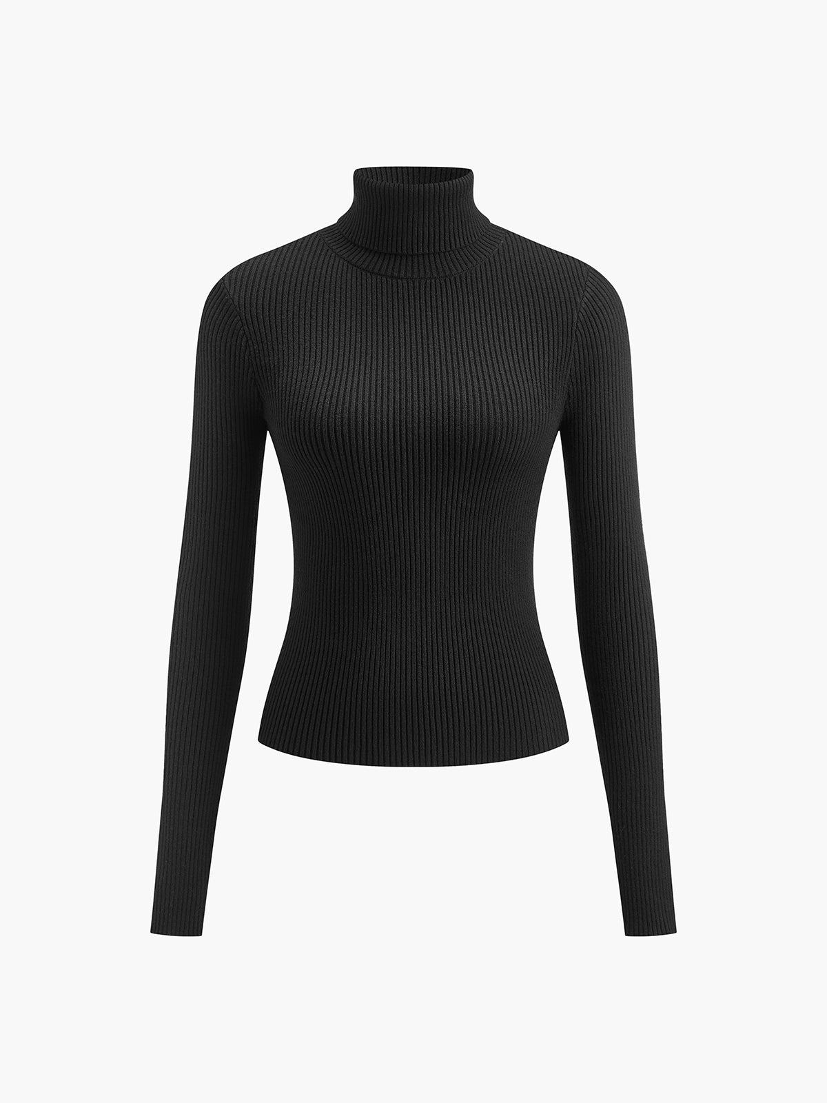 Robin | Slim Turtleneck Stretch Top