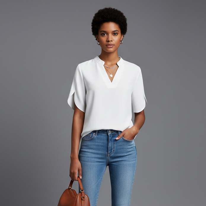 Sarah | Airy Refined Summer Blouse