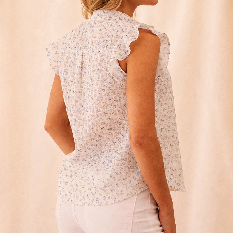 Shaira | Floral Sleeveless Blouse