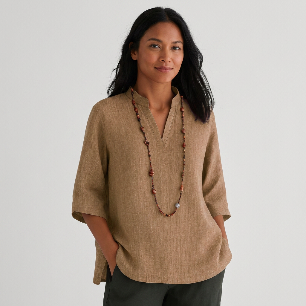 Susan | Women's Casual Linen Tunic Top