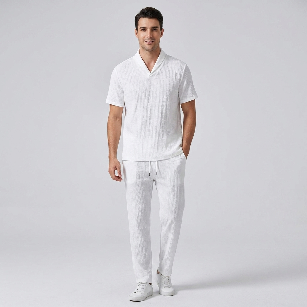 Thomas | Linen Two Piece Set Men Summer Outfit