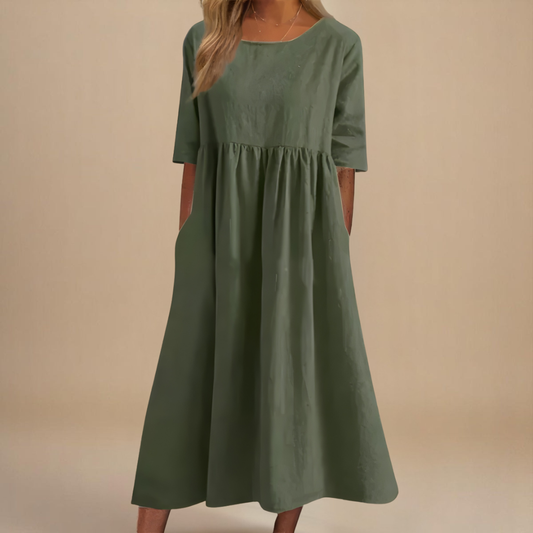 andrea-lightweight-linen-gathered-waist-midi-dress-img1.png
