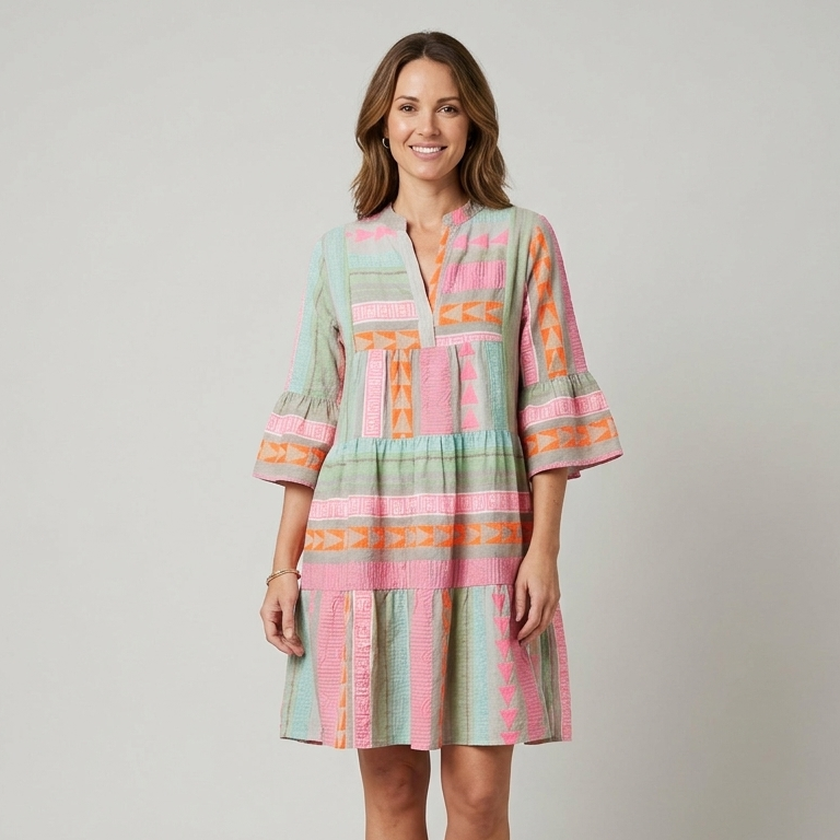 Kathleen | Floral Spring Midi Dress