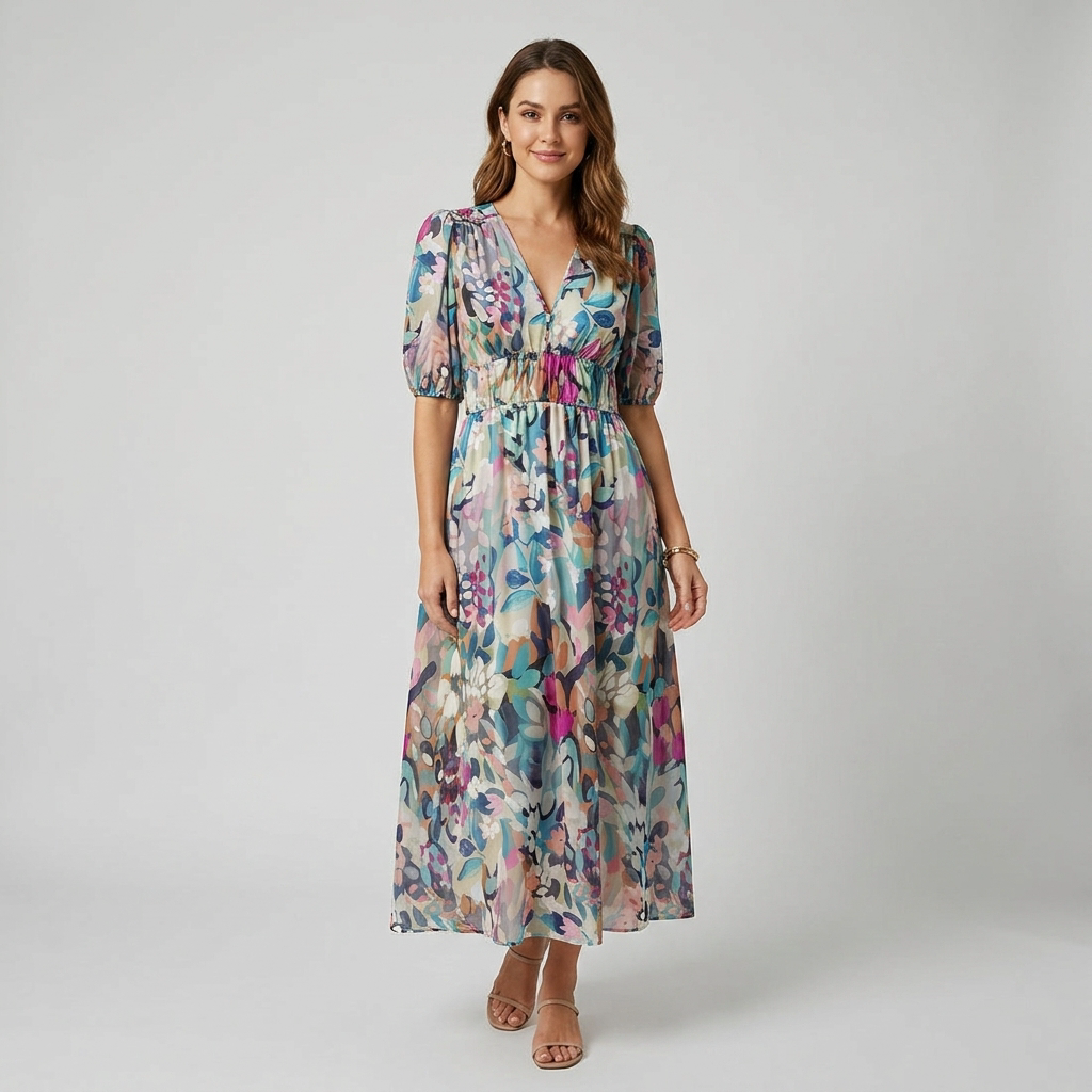 Kimberly | Floral Midi Dress