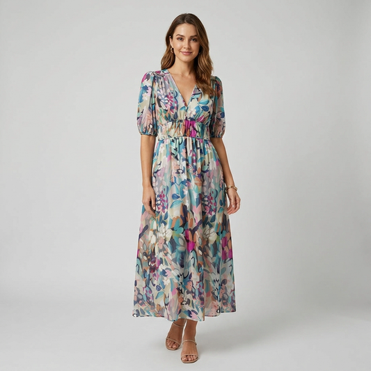 Kimberly | Floral Midi Dress