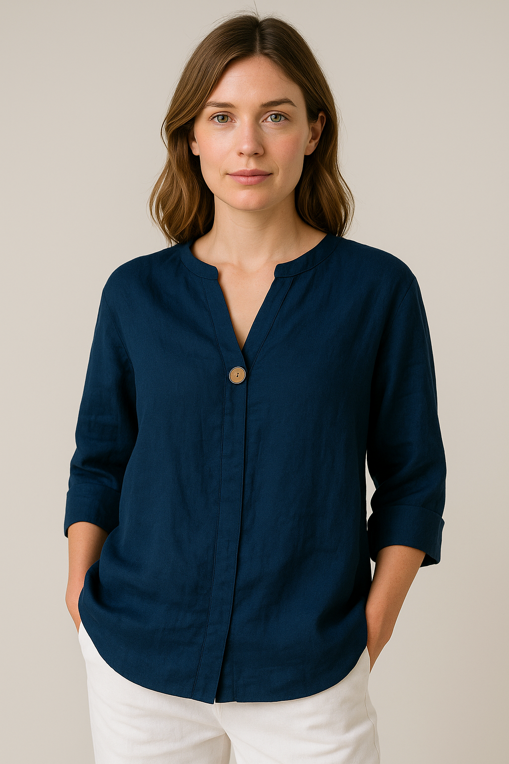 kimberly-womens-v-neck-button-relaxed-fit-blouse-img2.png