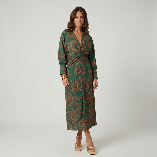 Rebecca | Women's Long Sleeve Maxi Party Dress