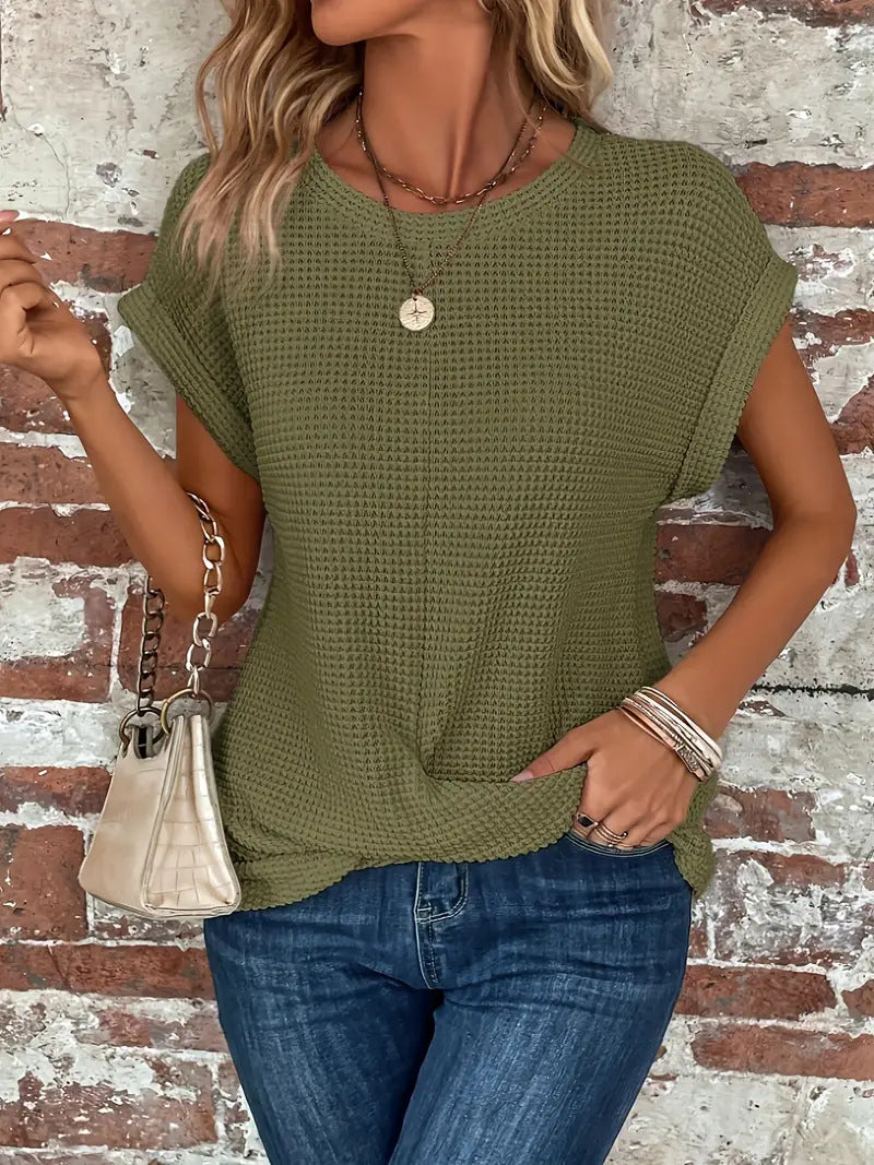 samantha-waffle-knit-casual-t-shirt-womens-loose-fit-top-img3.jpg